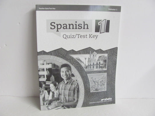 Spanish 1 Volume 1 Abeka Quiz/Test Key  Pre-Owned High School Spanish Books