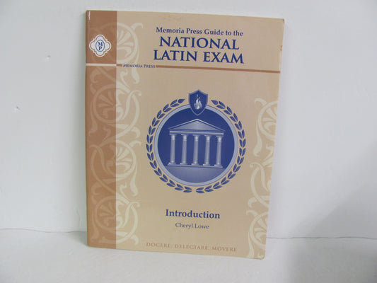 National Latin Exam Memoria Press Student Book Pre-Owned Latin Books