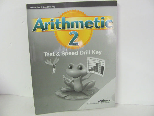Arithmetic 2 Abeka Test Key Pre-Owned 2nd Grade Mathematics Textbooks