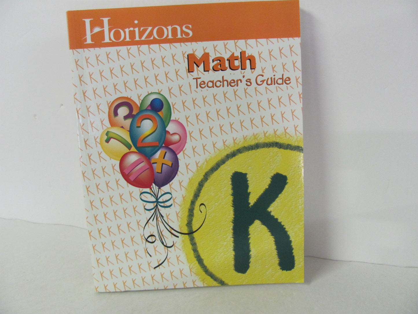 Math K Horizons Teacher Guide  Pre-Owned Kindergarten Mathematics Textbooks