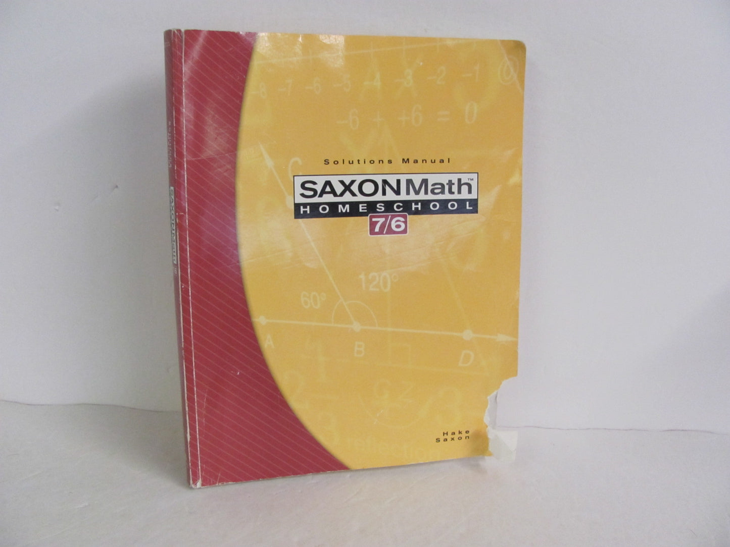 Math 76 Saxon Solution Key Pre-Owned 6th Grade Mathematics Textbooks