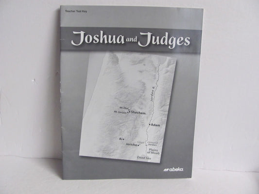 Joshua and Judges Abeka Test Key Pre-Owned 8th Grade Bible Textbooks