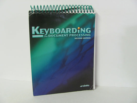 Keyboarding Abeka Student Book Gently Used High School Electives (Books)