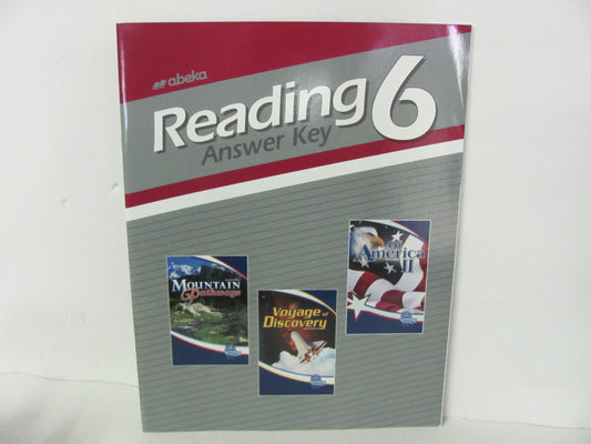 Reading 6 Abeka Answer Key  Pre-Owned 6th Grade Reading Textbooks