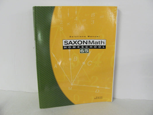 Math 65 Saxon Solution Key Pre-Owned Saxon 5th Grade Mathematics Textbooks