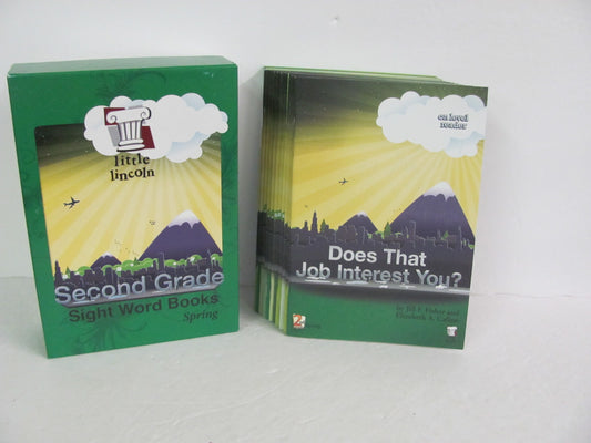 Sight Word Books Little Lincoln Set  Pre-Owned 2nd Grade Reading Textbooks