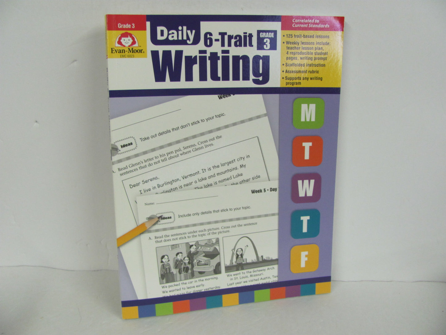 Daily Writing Evan-Moor Workbook  Used 3rd Grade Creative Writing Books