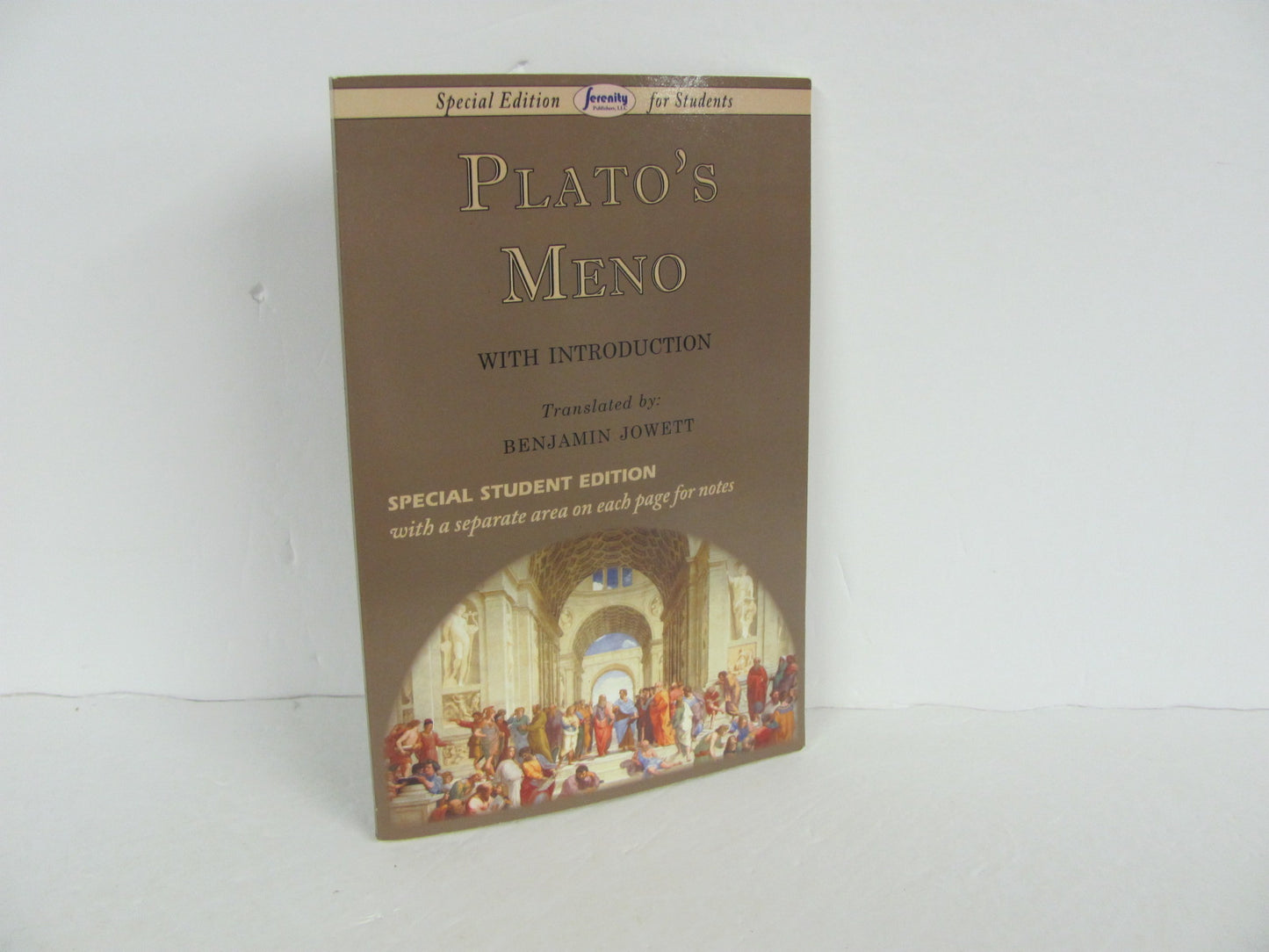 Plato's Meno Serenity Publishers Used Plato High School Fiction Books