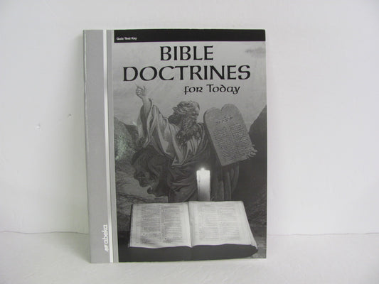 Bible Doctrines For Today Abeka Quiz/Test Key  Pre-Owned Bible Textbooks