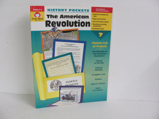 The American Revolution Evan-Moor Workbook  Pre-Owned America At War Books