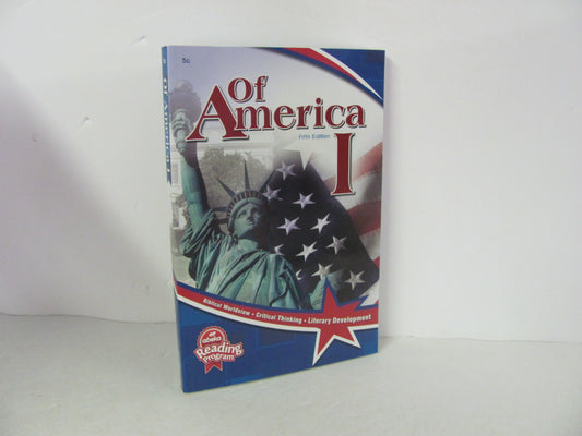 Of America 1 Abeka Student Book Pre-Owned 5th Grade Reading Textbooks