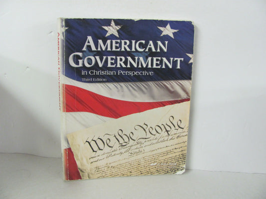 American Government Abeka Student Book Pre-Owned 12th Grade History Textbooks