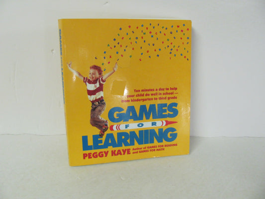 Games for Learning Noonday Pre-Owned Kaye Elementary Educator Resources