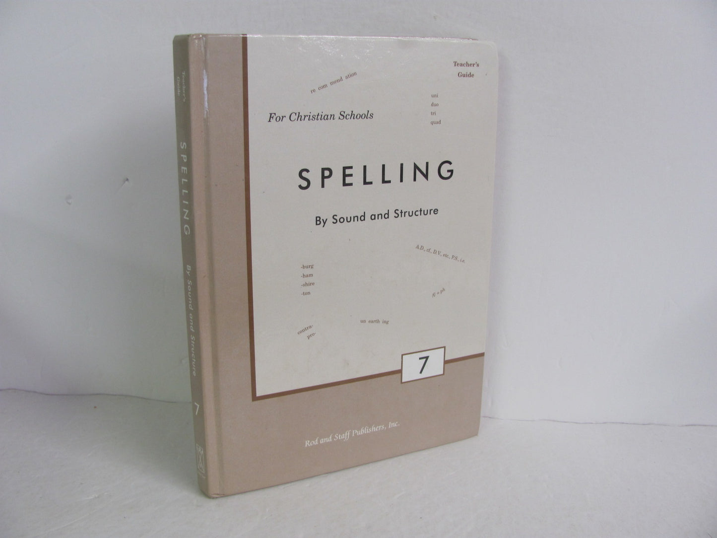 Spelling 7 Rod & Staff Teacher Edition  Pre-Owned Spelling/Vocabulary Books