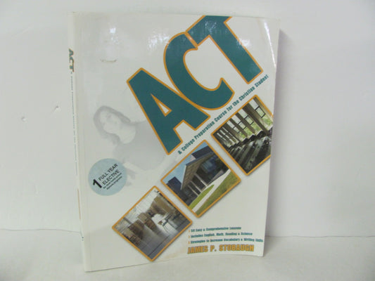ACT Master Books Pre-Owned Stobaugh High School Testing Books