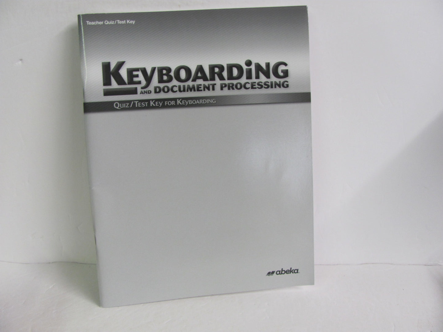Keyboarding Abeka Quiz/Test Key  Pre-Owned High School Electives (Books)