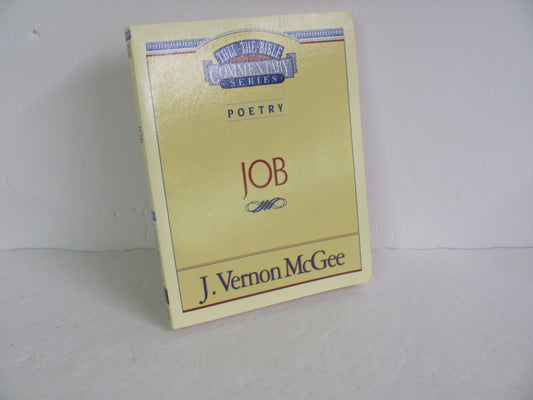 Job Thru The Bible Pre-Owned McGee Bible Books