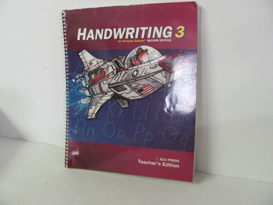 Handwriting BJU Press Teacher Edition  Pre-Owned 3rd Grade Penmanship Books