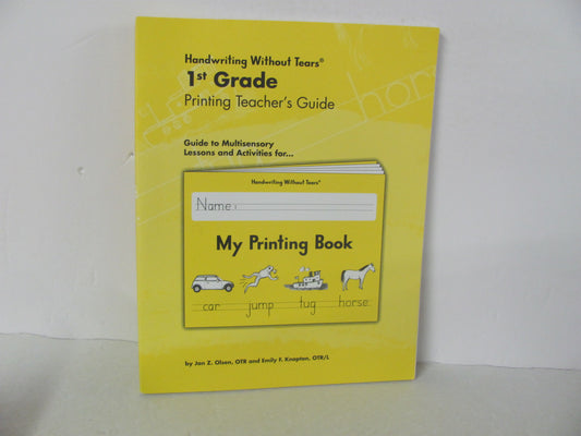 My Printing Book Handwriting Without Tears 1st Grade Penmanship Books