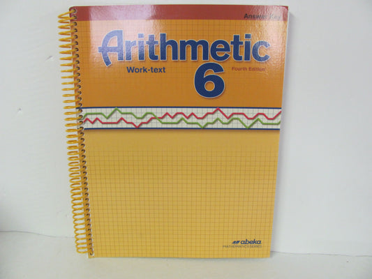 Arithmetic 6 Abeka Answer Key  Pre-Owned 6th Grade Mathematics Textbooks