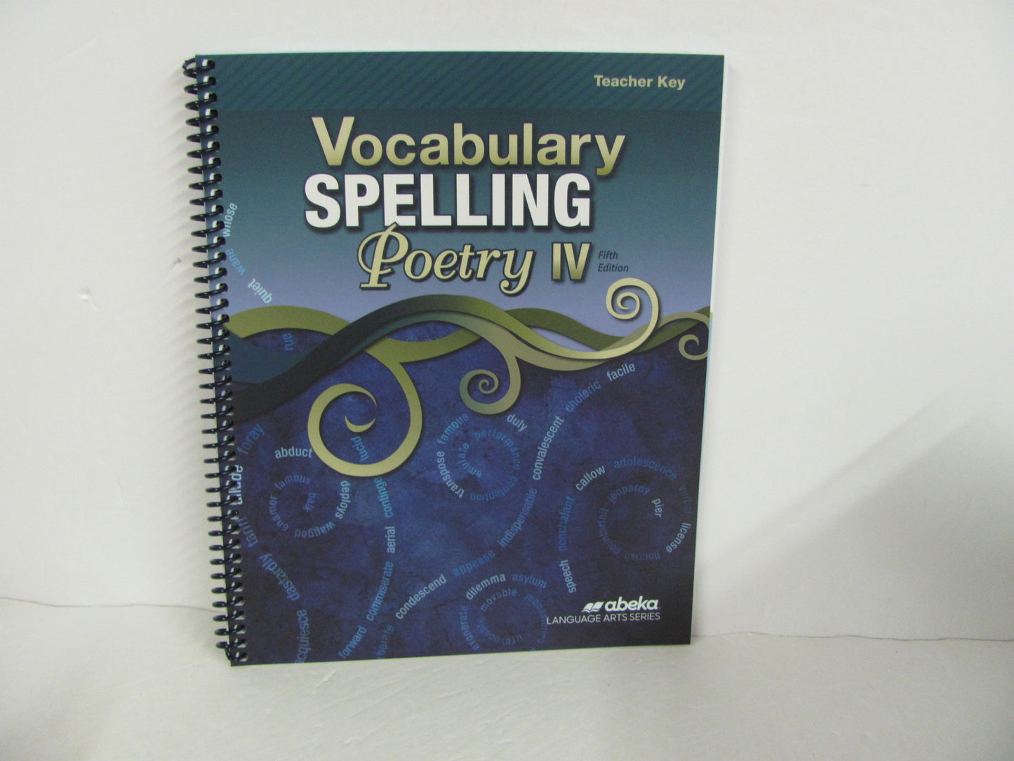 Vocabulary Spelling Poetry IV Abeka Teacher Key  Used Spelling/Vocabulary Books