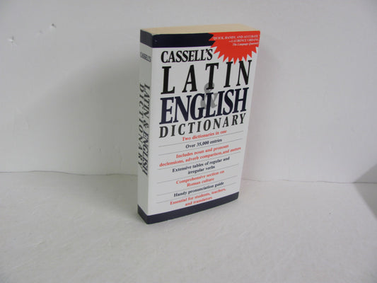 Latin English Dictionary Cassell Co Pre-Owned Latin Books