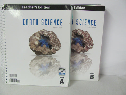 Earth Science BJU Press Teacher Edition  Pre-Owned 8th Grade Science Textbooks