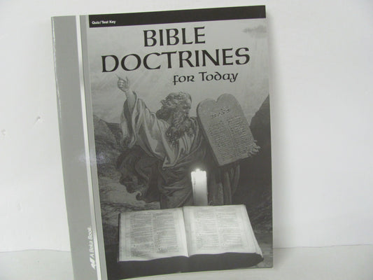 Bible Doctrines For Today Abeka Quiz/Test Key  Pre-Owned Bible Textbooks