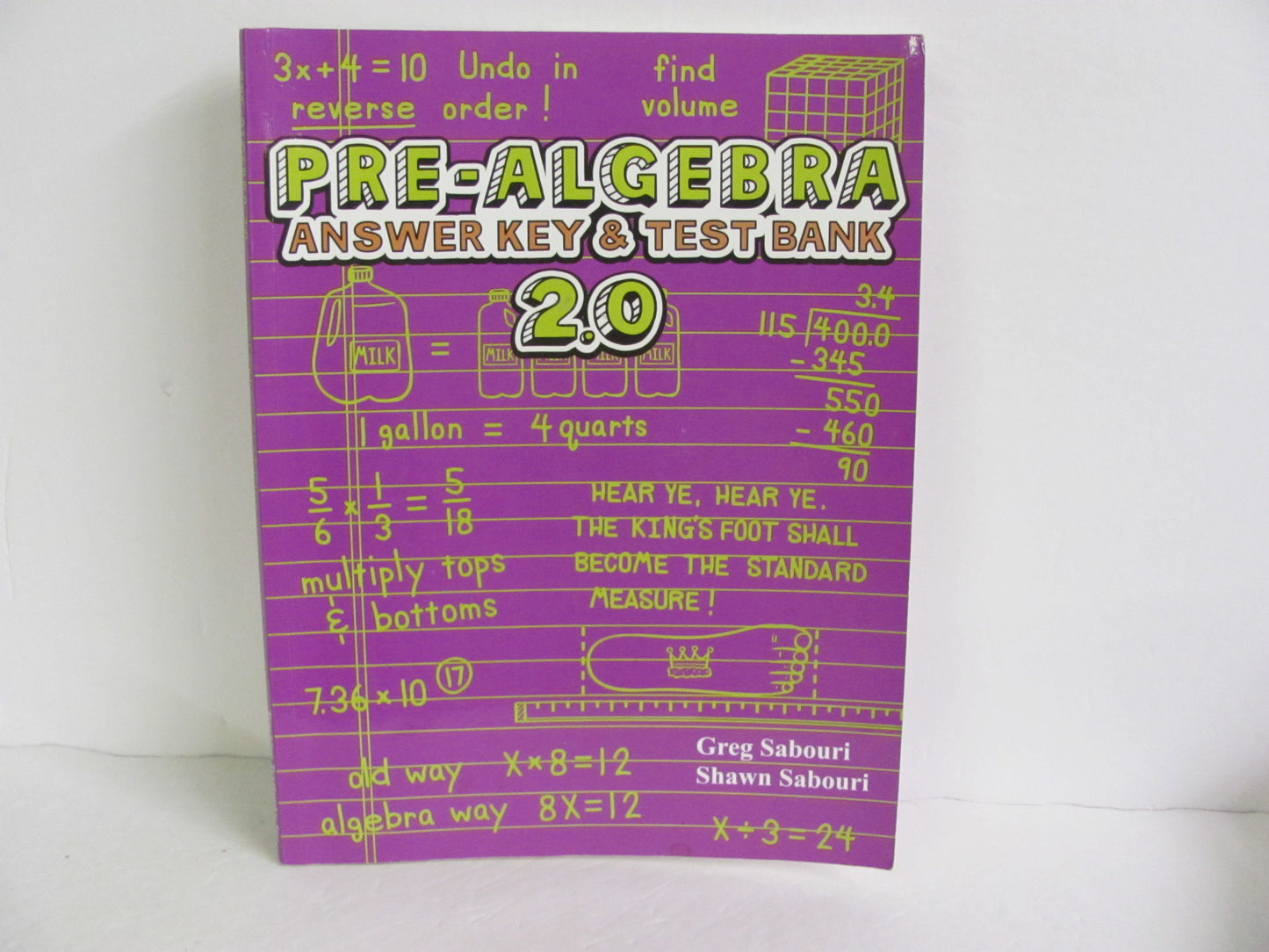 Pre Algebra Teaching Textbook Answer Key  Pre-Owned Mathematics Textbooks